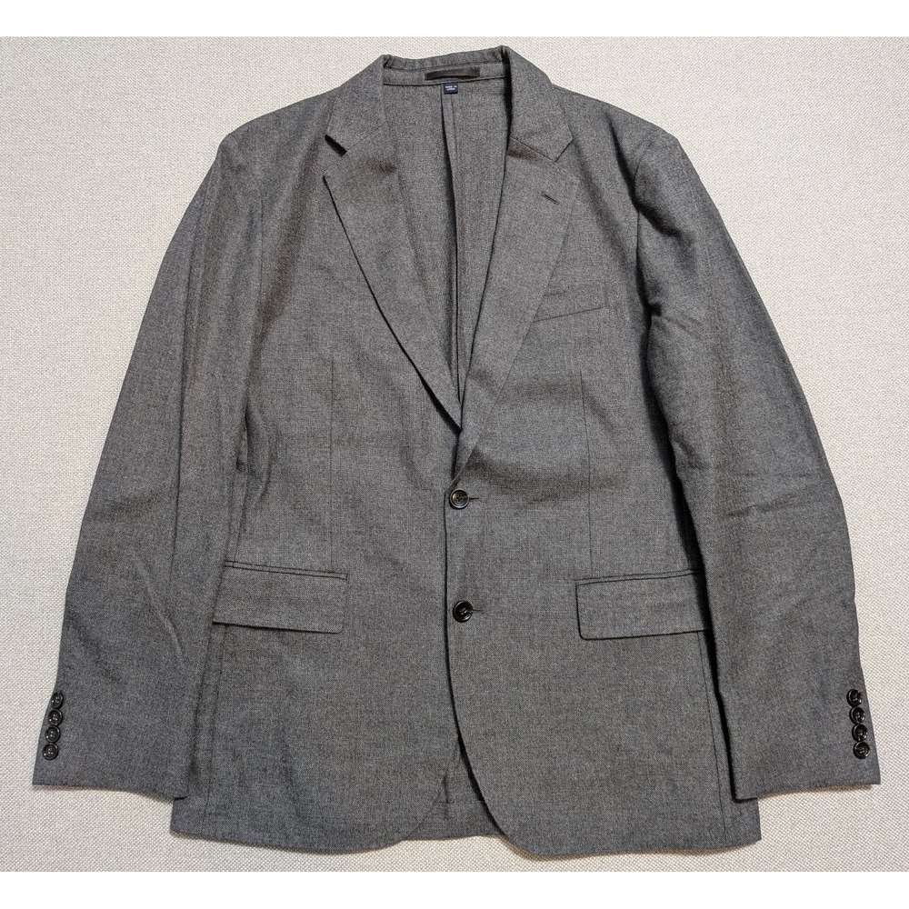 J. Crew Ludlow Mens Blazer Gray 40R Moon English Fabric Worsted Slim J.CREW Suit